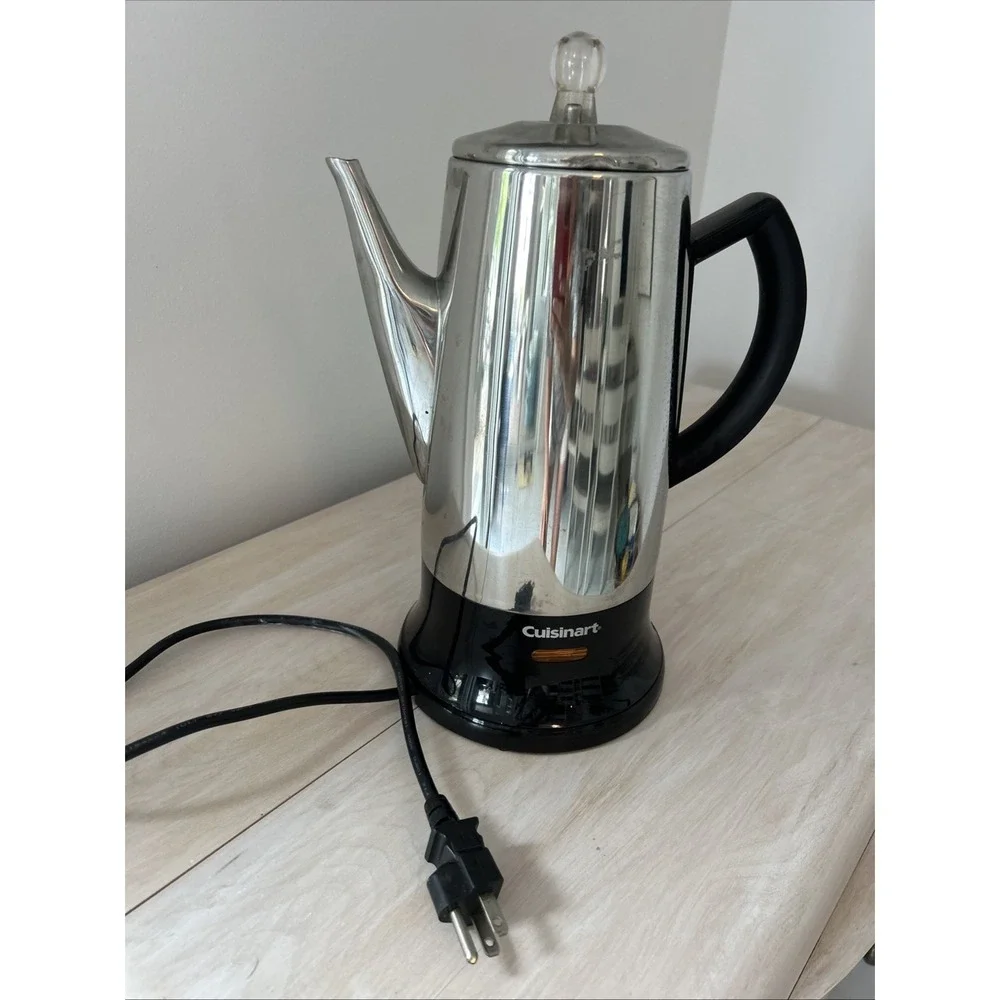 Classic 12 Cup Stainless Percolator‎ Cuisinart PRC -12 Series Preowned